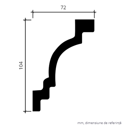 Cornisa POLIURETAN 1.50.249