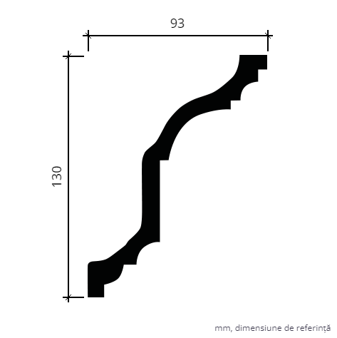 Cornisa FLEXIBILA 1.50.254