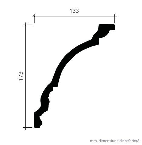 Cornisa FLEXIBILA 1.50.256