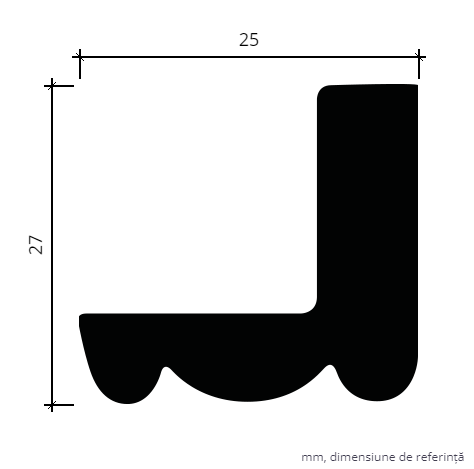 Cornisa POLIURETAN 1.50.258
