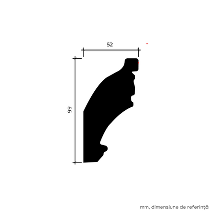 Cornisa POLIURETAN 1.50.501