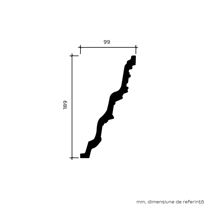 Cornisa POLIURETAN 1.50.502