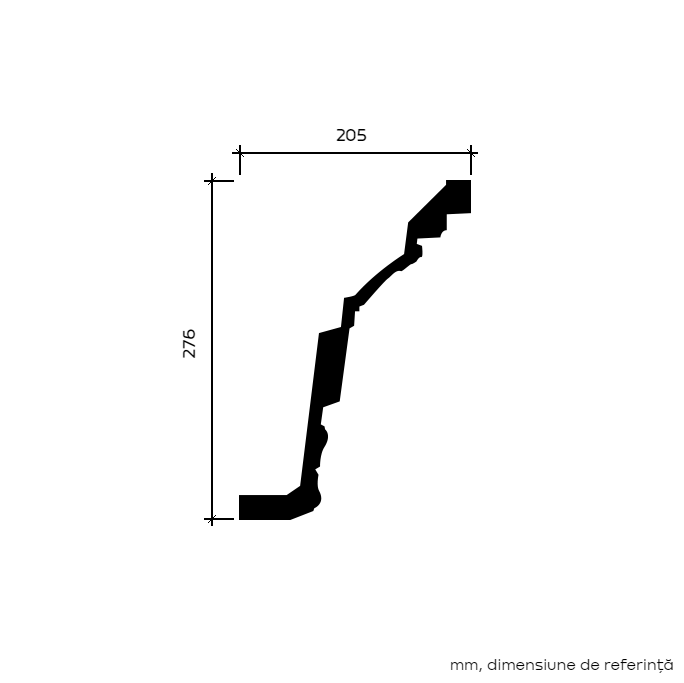 Cornisa POLIURETAN 1.50.504