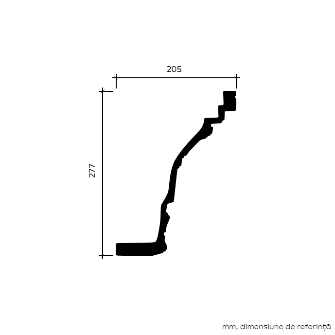 Cornisa POLIURETAN 1.50.524