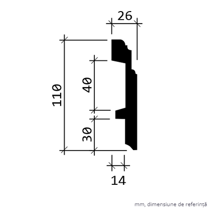 Plinta POLIURETAN 1.53.101