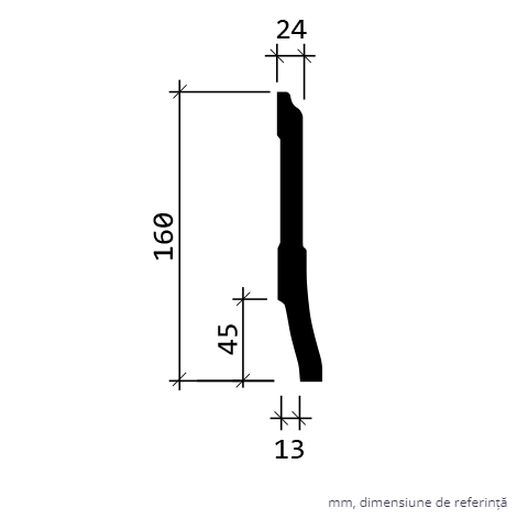 Plinta POLIURETAN 1.53.105