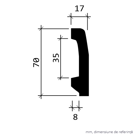 Plinta POLIURETAN 1.53.106