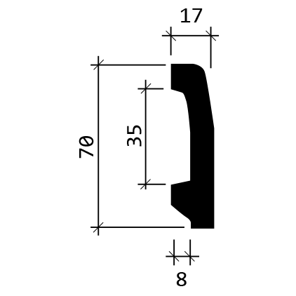 Plinta FLEXIBILA 1.53.106