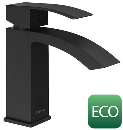 GINKO Baterie lavoar 35 cu cartuș ECO, negru mat