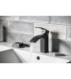 GINKO Baterie lavoar 35, negru mat