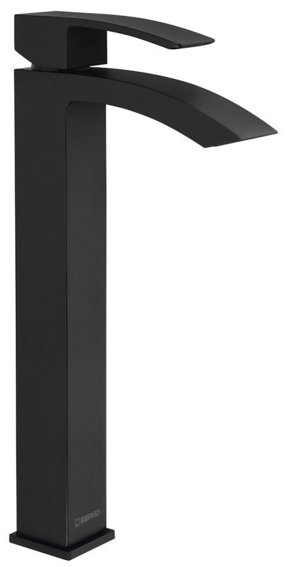 GINKO Baterie lavoar înaltă 25, negru mat