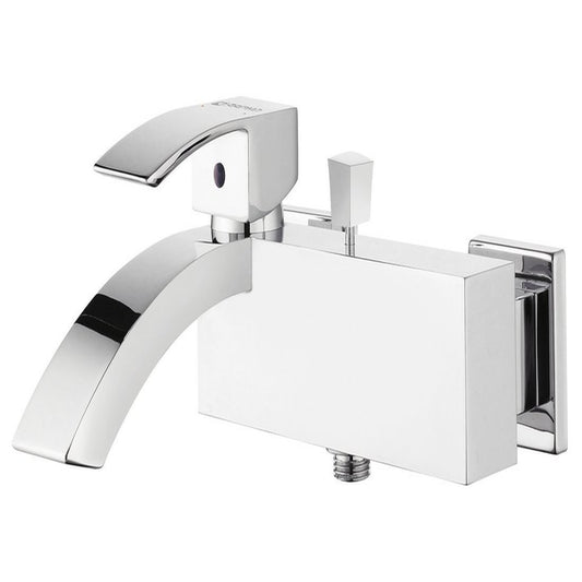 GINKO Baterie cadă montaj pe perete, crom