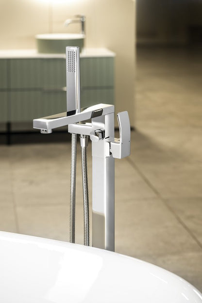 GINKO Baterie cadă pe pardoseală, crom