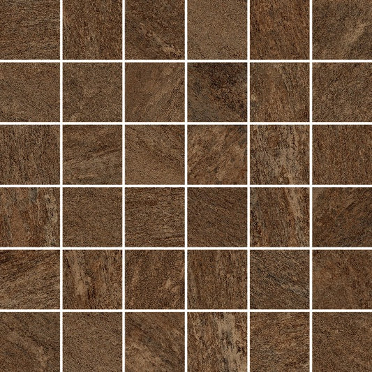 STONEROCK RUST STONE 4.7X4.7 MOSAICO RMV30.2X30.2