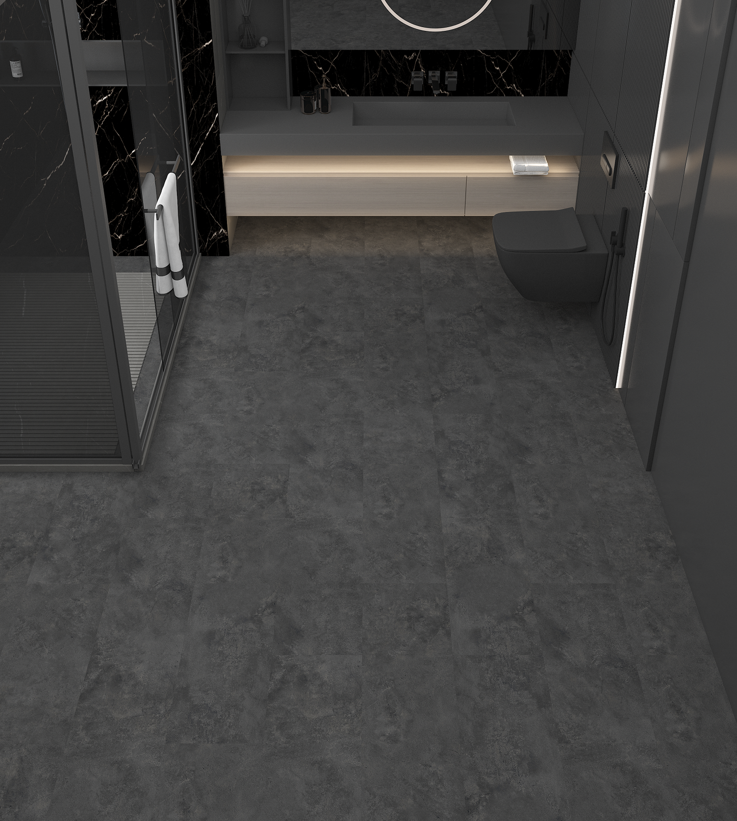 SPC STONE DARK Concrete  5RS304