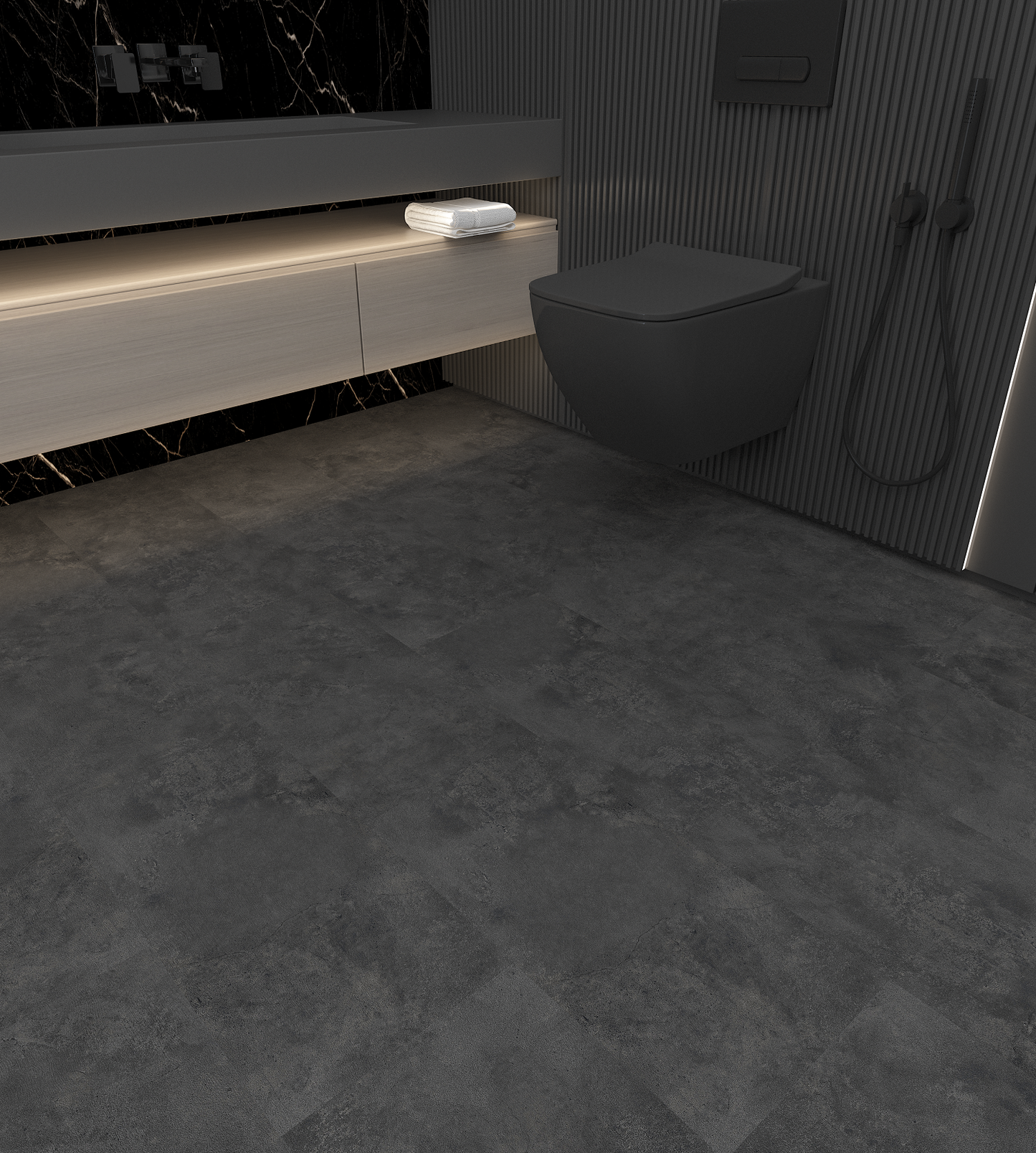 SPC STONE DARK Concrete  5RS304