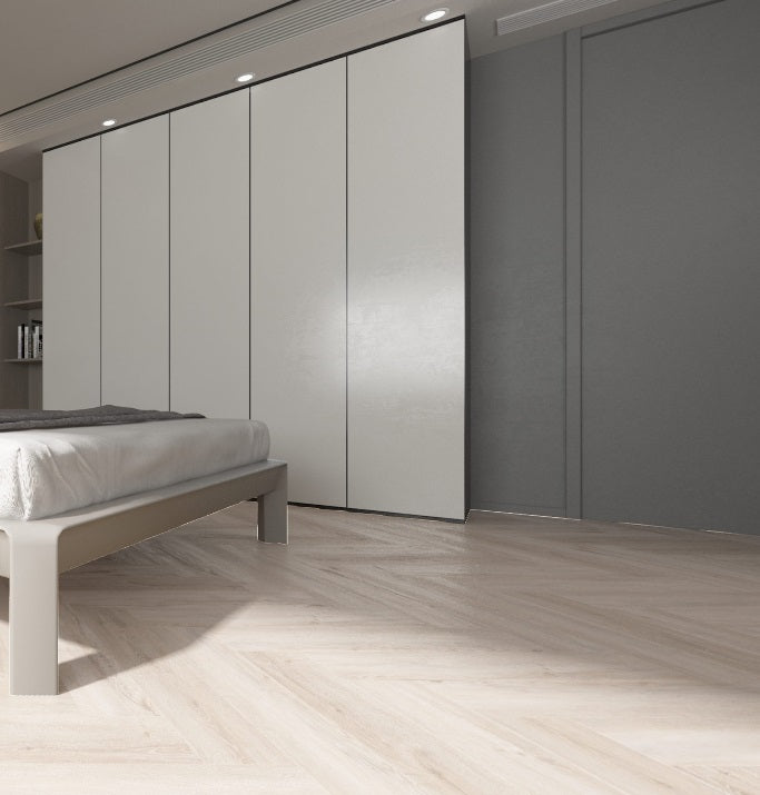 SPC VINTAGE OAK Pale Herringbone 5RV204HB