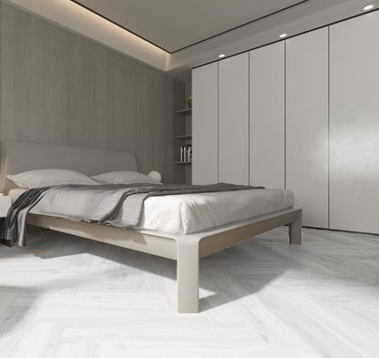 SPC VINTAGE OAK Blanc Herringbone 5RV208HB