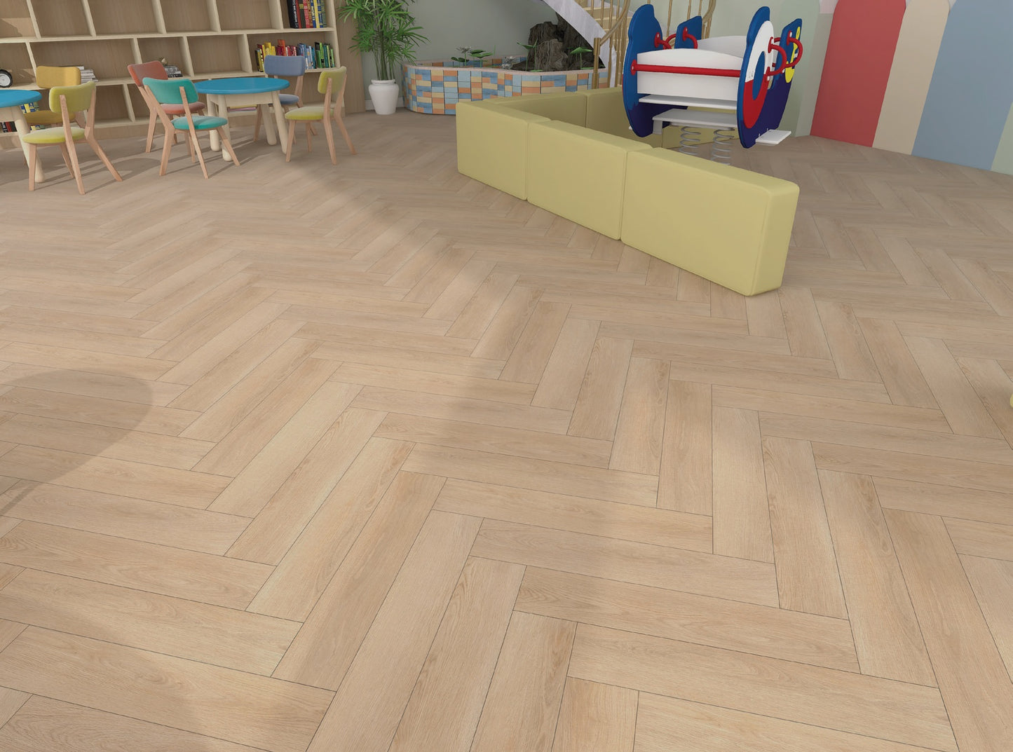 SPC WOOD  OAK Sand Herringbone 5RW107HB
