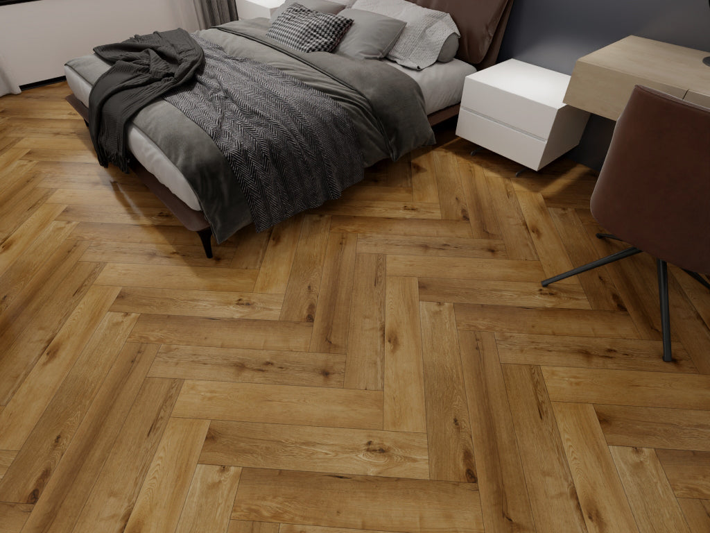 SPC WOOD de luxe OAK Golden Herringbone 6RL501HB