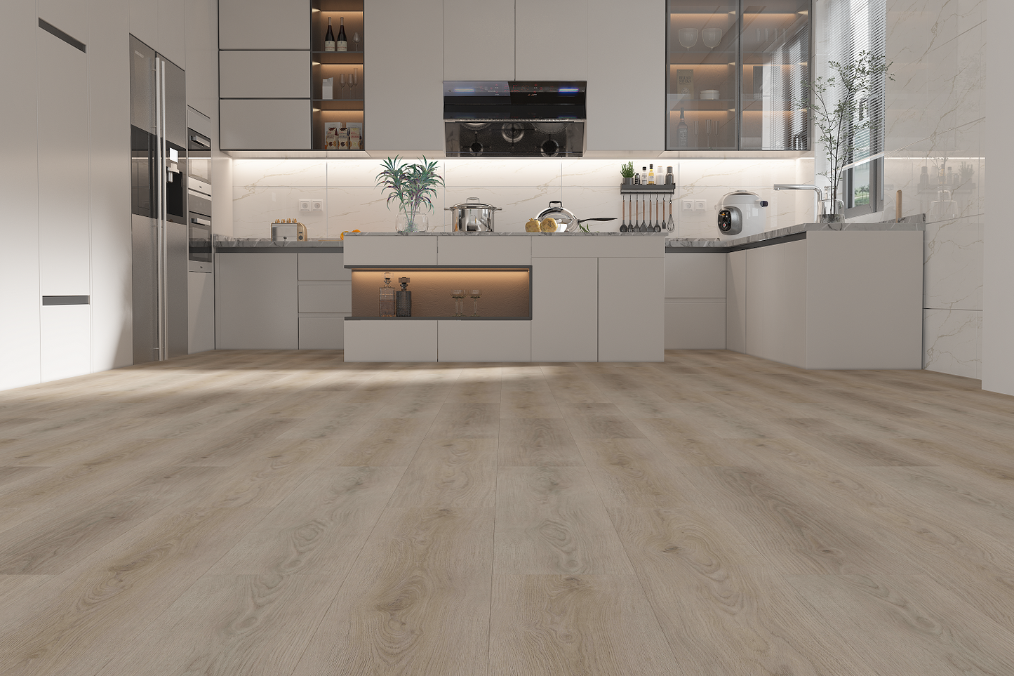 SPC WOOD OAK Rain  6RW405