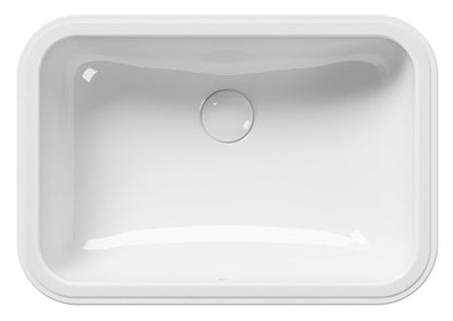 PURA/CLASSIC Lavoar ceramic sub blat 38x55cm, alb ExtraGlaze