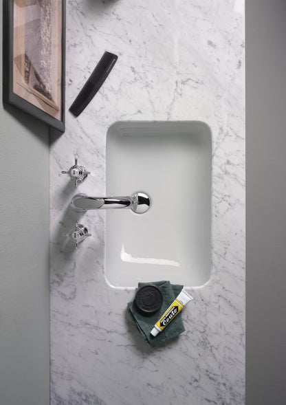 PURA/CLASSIC Lavoar ceramic sub blat 38x55cm, alb ExtraGlaze