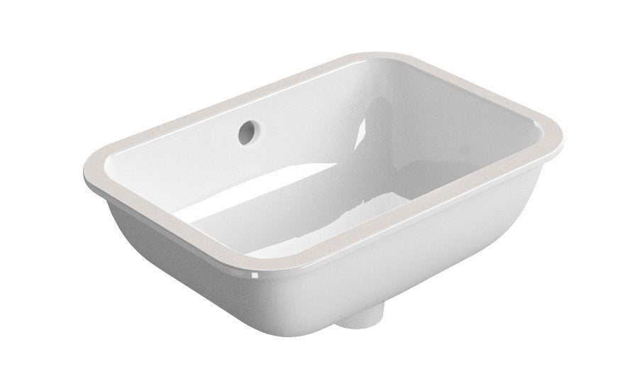PURA/CLASSIC Lavoar ceramic sub blat 35x50cm, alb ExtraGlaze