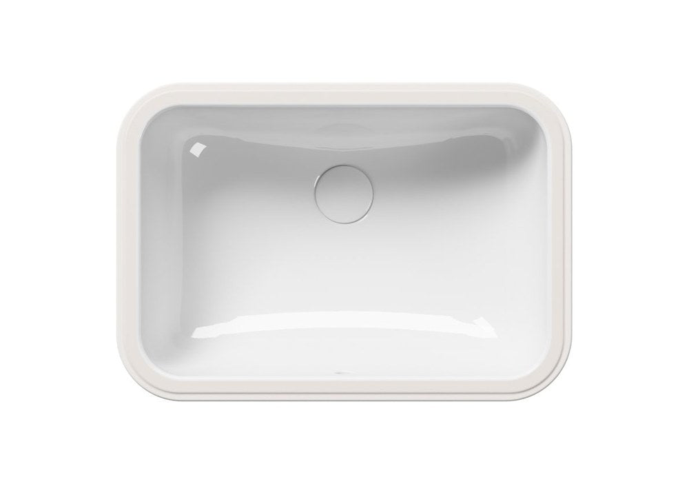 PURA/CLASSIC Lavoar ceramic sub blat 35x50cm, alb ExtraGlaze
