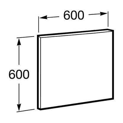 Victoria  Basic Oglinda 60xH60 cm, argintiu