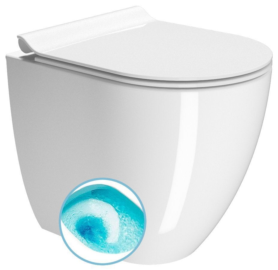 PURA Vas WC, Swirlflush, 36x50cm, evacuare S/P, alb ExtraGlaze