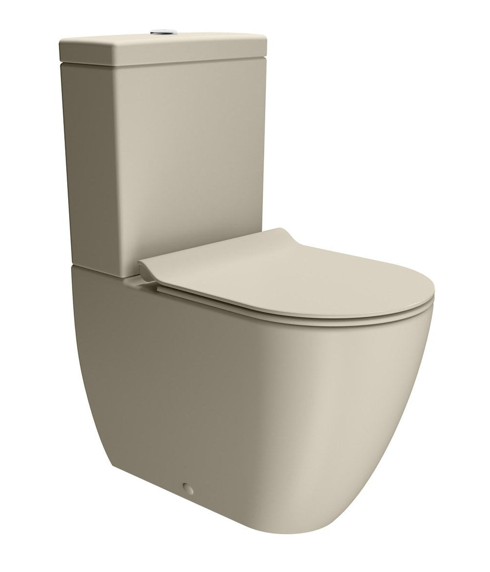 PURA WC monobloc, Swirlflush, S-trap/P-trap, creta dual-mat