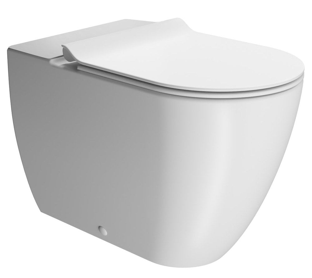 PURA WC combi, S-trap/P-trap, Swirlflush, 36x63cm, alb dual-mat