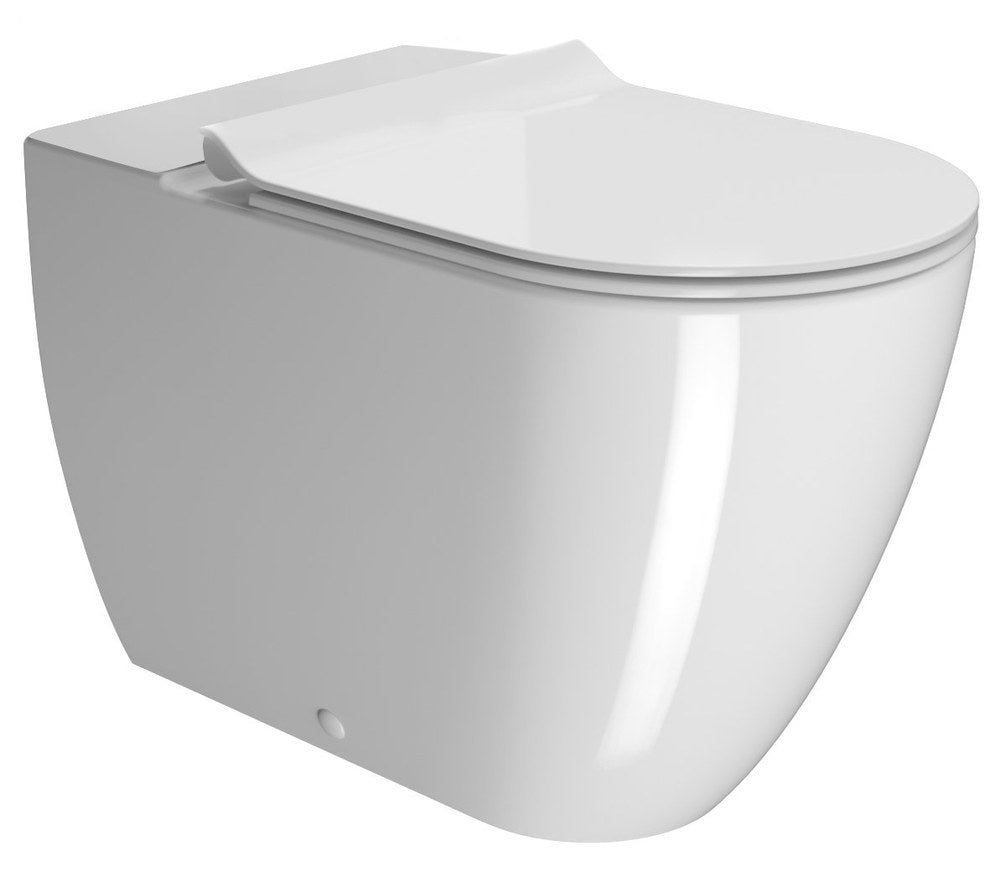 PURA WC combi, S-trap/P-trap, Swirlflush, 36x63cm, alb ExtraGlaze