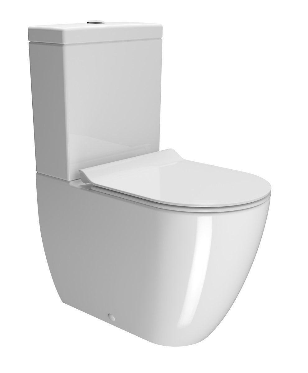 PURA WC monobloc, Swirlflush, S-trap/P-trap, alb ExtraGlaze