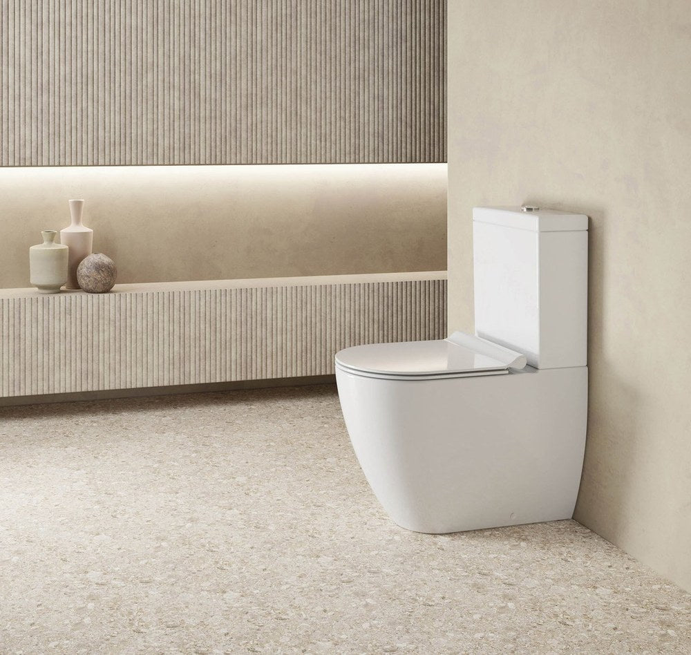 PURA WC monobloc, Swirlflush, S-trap/P-trap, alb ExtraGlaze