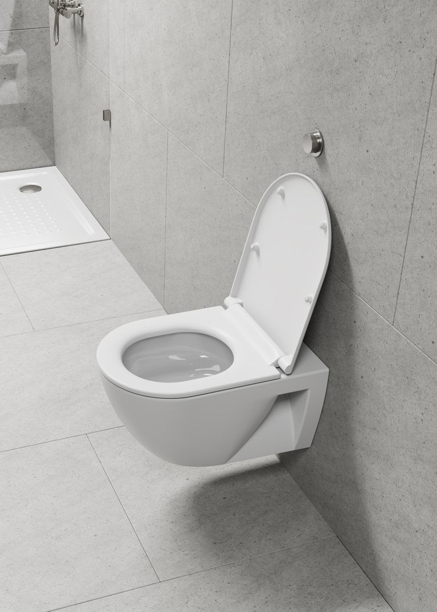 PURA ECO WC suspendat, Swirlflush, 36x55 cm, alb ExtraGlaze