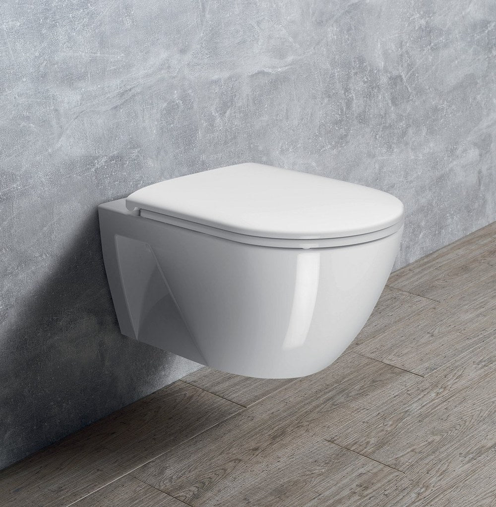 PURA ECO WC suspendat, Swirlflush, 36x55 cm, alb ExtraGlaze