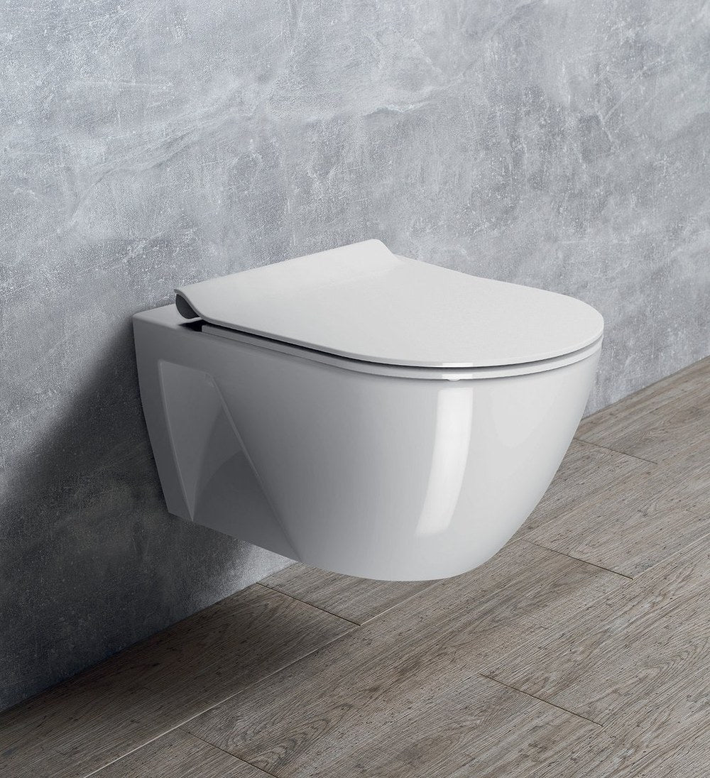 PURA ECO WC suspendat, Swirlflush, 36x55 cm, alb ExtraGlaze