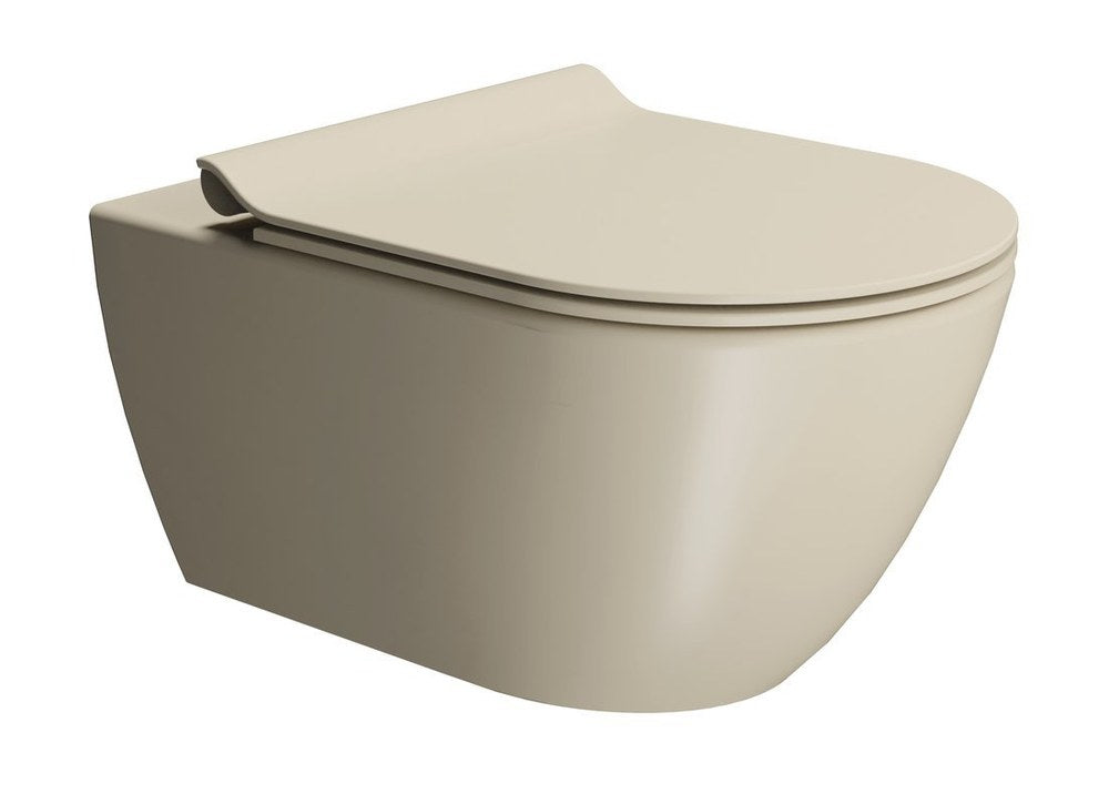 PURA vas WC suspendat, Swirlflush, 36×55 cm, creta dual-mat