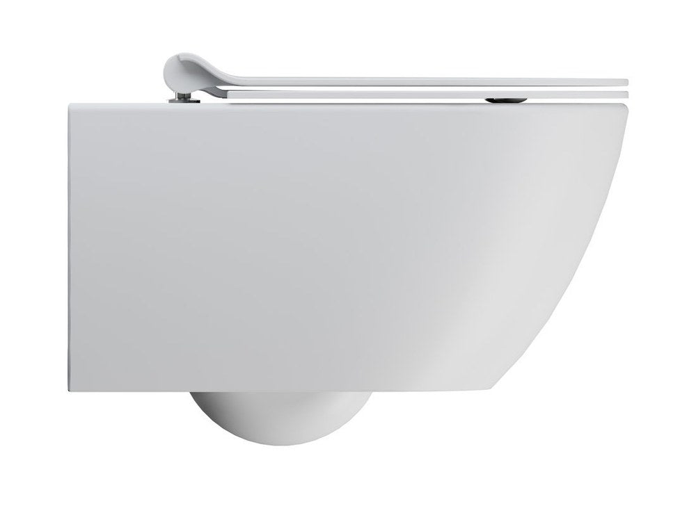 PURA vas WC suspendat, Swirlflush, 36×55 cm, alb dual-mat