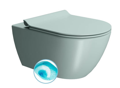 PURA vas WC suspendat, Swirlflush, 36×55 cm, ghiaccio dual-mat