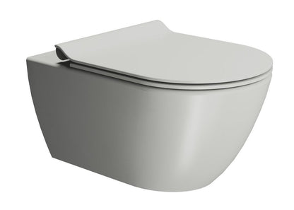 PURA vas WC suspendat, Swirlflush, 36×55 cm, cenere dual-mat