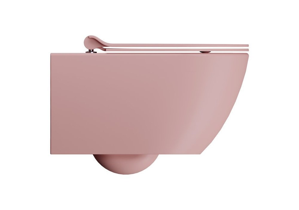 PURA vas WC suspendat, Swirlflush, 36×55 cm, blush dual-mat