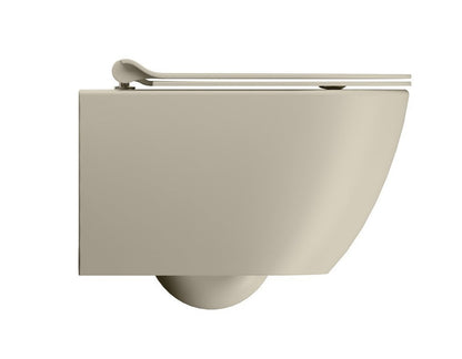 PURA Vas WC suspendat, Swirlflush, 36x50cm, creta dual-mat