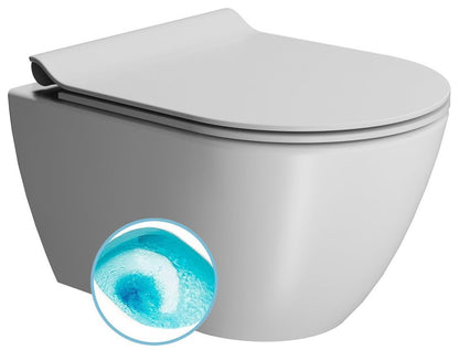 PURA Vas WC suspendat, Swirlflush, 36x50cm, alb dual-mat