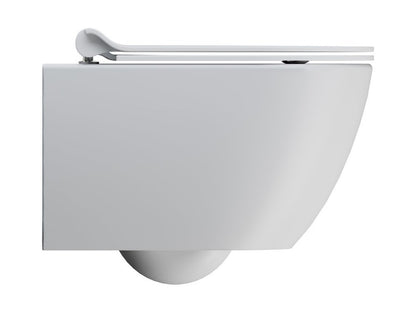 PURA Vas WC suspendat, Swirlflush, 36x50cm, alb dual-mat