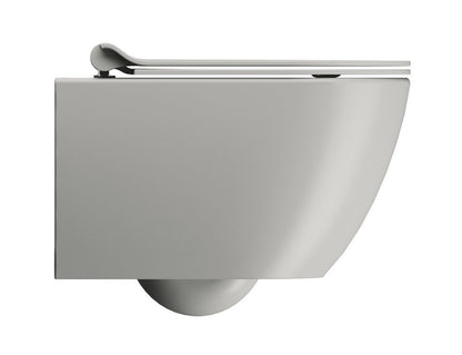 PURA Vas WC suspendat, Swirlflush, 36x50cm, cenere dual-mat