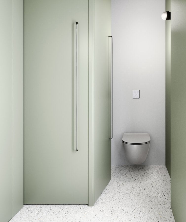 PURA Vas WC suspendat, Swirlflush, 36x50cm, cenere dual-mat