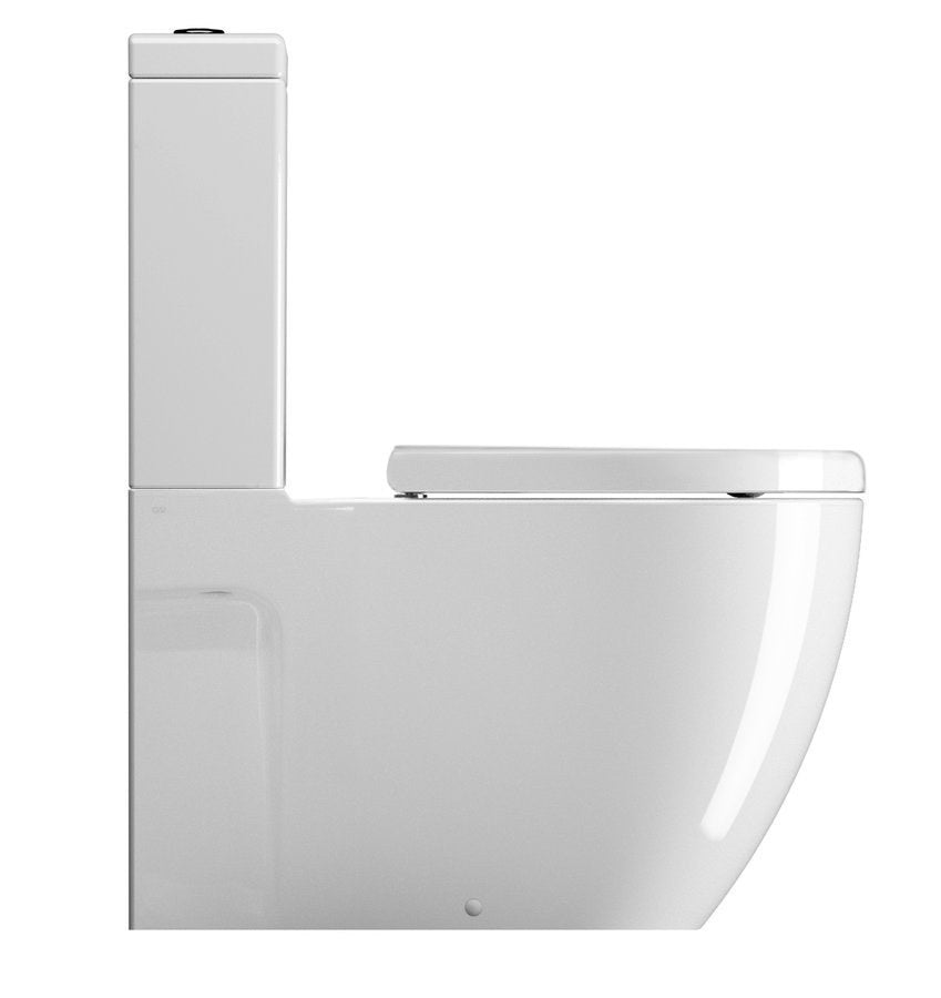 PURA Vas WC combinat, evacuare S/P, 36x68cm, alb ExtraGlaze